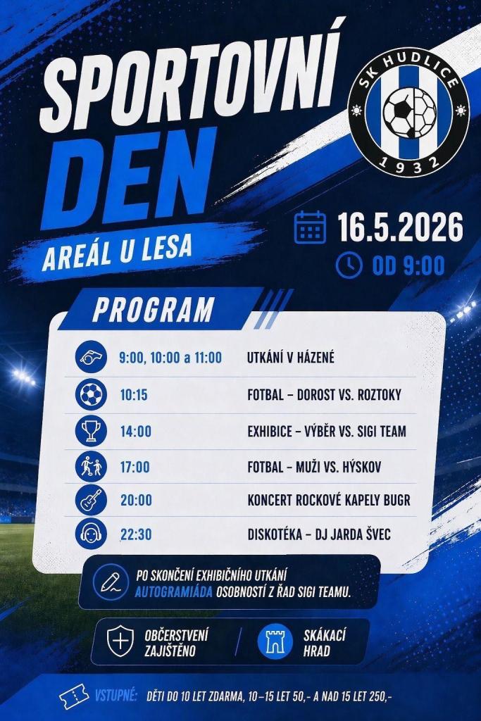 Sportovní den SK Hudlice